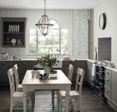 Laura Ashley Cottonwood Pearlescent Wallpaper White